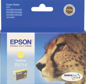 Cartouche Epson T0714 - Jaune - C13T071440 - Guépard