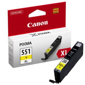 Cartouche Canon CLI-551 Y XL - Jaune - 6446B001