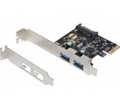 Carte PCI Express - 2 Ports USB 3.0 - DEXLAN