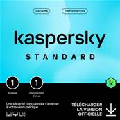 Antivirus - Kaspersky - Standard 2023 - 1 Utilisateur - 1 an