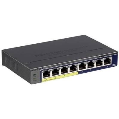 Switch - NETGEAR - 8 Ports - GS108PE300EUS - 10/100/1000Mbits - Gamme Entreprise