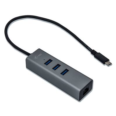 HUB USB-C - 3 PORTS - ITEC - Avec RJ45 Ethernet