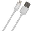 Cable Synchro Apple - USB Male / Connecteur Lightning - 1m pour iPad iPhone iPod - Blanc