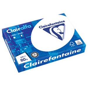 Ramette Papier Clairefontaine - 80Gr - 500 feuilles - Format A4