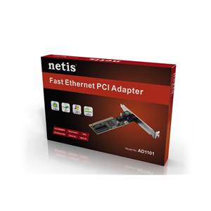 Carte Réseau PCI - Netis - 10/100 Mbps RJ45 - AD1101