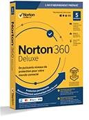 Antivirus - Norton 360 Deluxe - Licence 1 an - 5 PC - 50Go stockage en ligne