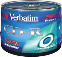 Verbatim CD-R 700 Mo (80min) 52x - Spindle 50 CD