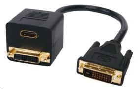 Cable Repartiteur DVI-D -> DVI-D + HDMI