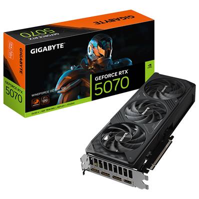 PCI-E16X , GIGABYTE , Nvidia GEFORCE RTX5070 - 12Go - Windforce