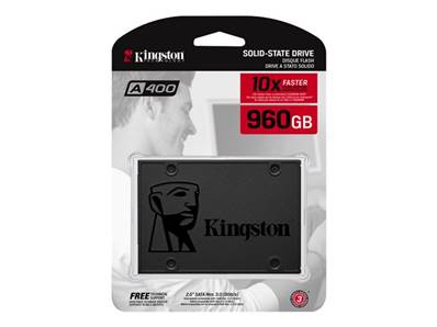 Disque Dur SSD KINGSTON - SSDNow A400 - 960 Go - Format 2" 1/2 - TLC