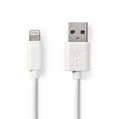 Cable Synchro Apple - USB Male / Connecteur Lightning - 1m pour iPad iPhone iPod