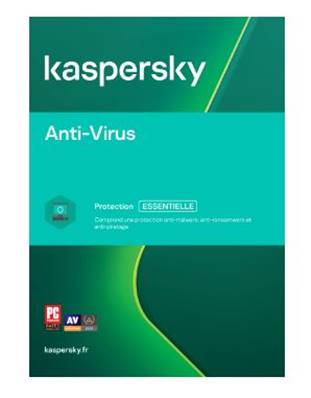 Antivirus - Kaspersky Standard - 1 Utilisateur - 2 ans
