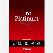 Papier Canon - PT-101 - Papier Photo Pro Platinum - 20 feuilles - 2768B018 - Format A4