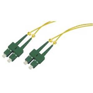 Cable Fibre Optique - Duplex OS2 - SC-APC/SC-APC - 5m - Jaune