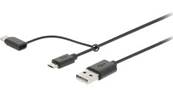 Cable de synchro MICRO USB - USB-C - 1m - NEDIS