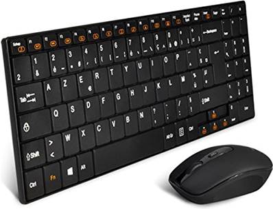 Pack Clavier + Souris Advance Wireless Combo Slim - CLSSLIMBK