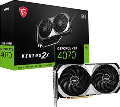 PCI-E16X , MSI , Nvidia GEFORCE RTX4070 - 12Go - VENTUS 2X OC