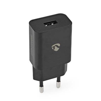 Chargeur Secteur - 1 Port USB en 2.4A (12W) - Nedis - WCHAU242ABK