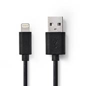 Cable Synchro Apple - USB Male / Connecteur Lightning - 1m pour iPad iPhone iPod