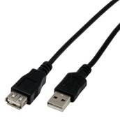 Cable USB-A Male vers USB-A Femelle - 2.0 m - CCGB61010BU20