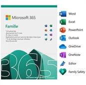 Microsoft 365 Famille - pour 1 an - Licence 5 Utilisateurs - Téléchargement