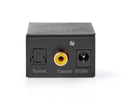 Convertisseur Audio Num / Analogique - Toslink et Coaxial vers RCA - NEDIS