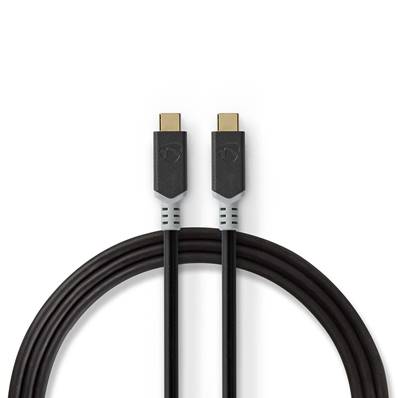Cable USB-C Male vers USB-C Male - 3.2 Gen 2x2 - 1.00m - 20Gbps - 100W