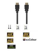 Cable HDMI / HDMI - 1m - 8K@60Hz - 48 Gps - Ultra High Speed