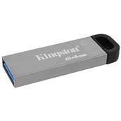 Clé Mémoire KINGSTON DataTraveler Kyson - 64Go - USB 3.0 - Anneau porte clé