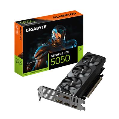 PCI-E16X , GIGABYTE , Nvidia GEFORCE RTX5050 - 8Go - OC Low Profile