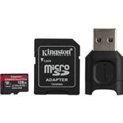 Mémoire MicroSDXC- KINGSTON - Canvas React Plus - 128Go - 285 Mo/sec
