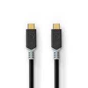 Cable USB-C Male vers USB-C Male - 3.2 Gen 2x2 - 2.00m - 20Gbps - 100W
