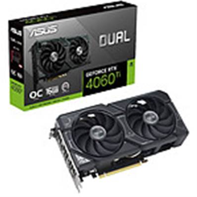 PCI-E16X , ASUS , Nvidia GEFORCE RTX4060Ti - 16Go - DUAL OC