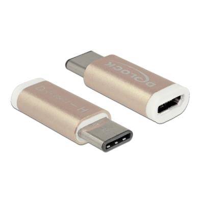 Adaptateur USB Micro-B USB 2.0 vers USB C 2.0 - DELOCK - 65677
