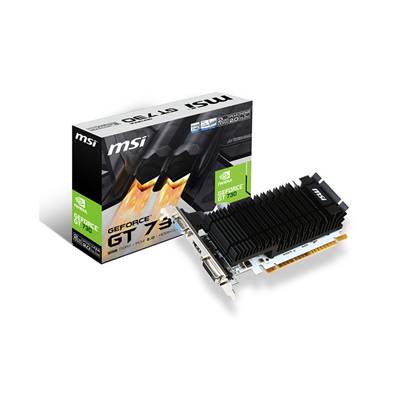 PCI-E16X , MSI , Nvidia GEFORCE GT730 - 2Go - LOW PROFILE