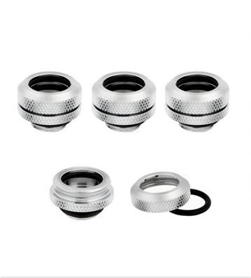 Pack de 4 Embouts 14mm DE - CORSAIR - Hydro X Series XF - Chrome Finish - ( CX-9052007-WW )