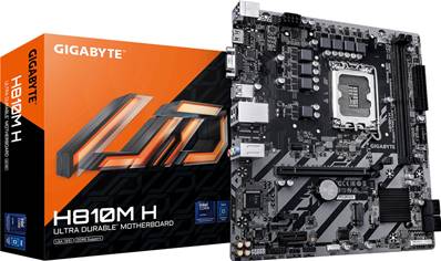 Carte Mère GIGABYTE H610M-H DDR5 - Socket 1851 - pour CPU Intel 15ème Génération