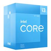 CPU Intel Core i3-12100F - 4 Coeurs de 3.3 à 4.3Ghz - 12ème génération