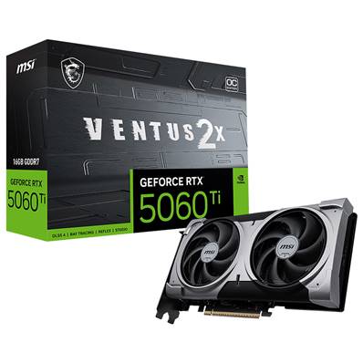 PCI-E16X , MSI , Nvidia GEFORCE RTX5060Ti - 16Go - VENTUS 2X OC