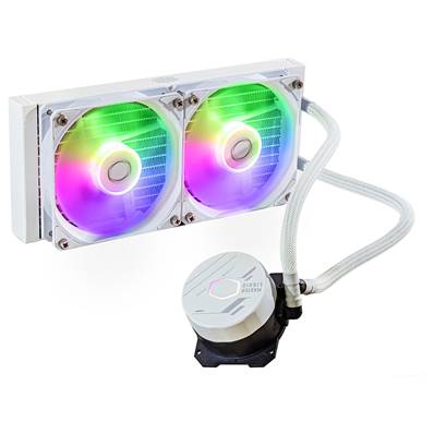 Watercooling CPU - COOLER MASTER - MASTERLIQUID 240L CORE WHITE ( 2x120 mm )