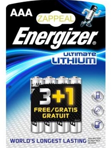 Piles Energizer AAA Ultimate Lithium - LR03