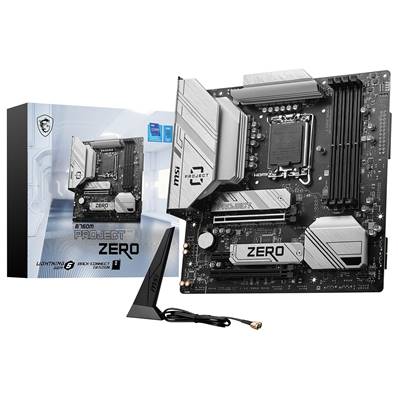 Carte Mère MSI B760M PROJECT ZERO DDR5 - Socket 1700