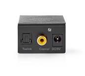 Convertisseur Audio Num / Analogique - Toslink et Coaxial vers RCA - NEDIS