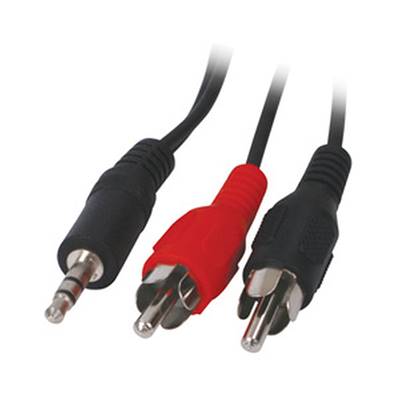 CABLE AUDIO JACK 3.5 / 2RCA - 3m - NEDIS - CABW222000AT30