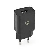 Chargeur Secteur - 1 Port USB en 2.4A (12W) - Nedis - WCHAU242ABK