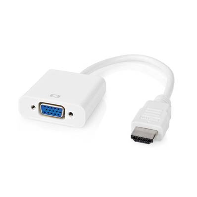 Adaptateur HDMI Male vers VGA Femelle - NEDIS - CCGB34900WT02