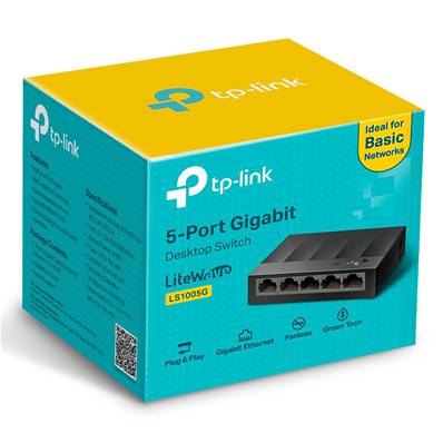 Switch - TP-LINK - 5 Ports - LS1005G - 10/100/1000Mbits - Gigabits