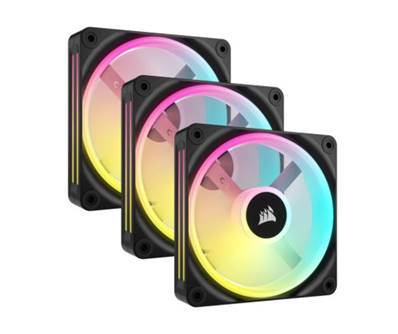 Ventiateur CORSAIR - QX120 RGB - ICUE LINK - Pack d 3