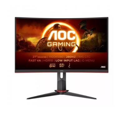 27" - Ecran Plat LED - AOC - C27G3ZE/BK - 280Hz - 1920x1080 - Incurvé