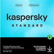 Antivirus - Kaspersky - Standard - 3 Utilisateurs - 1 an